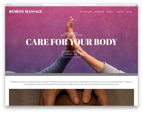 best massage website|13 Best Massage Websites Design To Inspire 2024 .